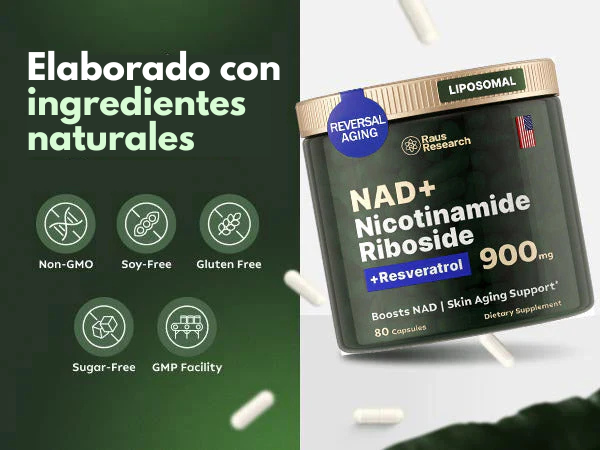 EmiliaRojas® NAD+ de Alta Pureza Anti-Envejecimiento