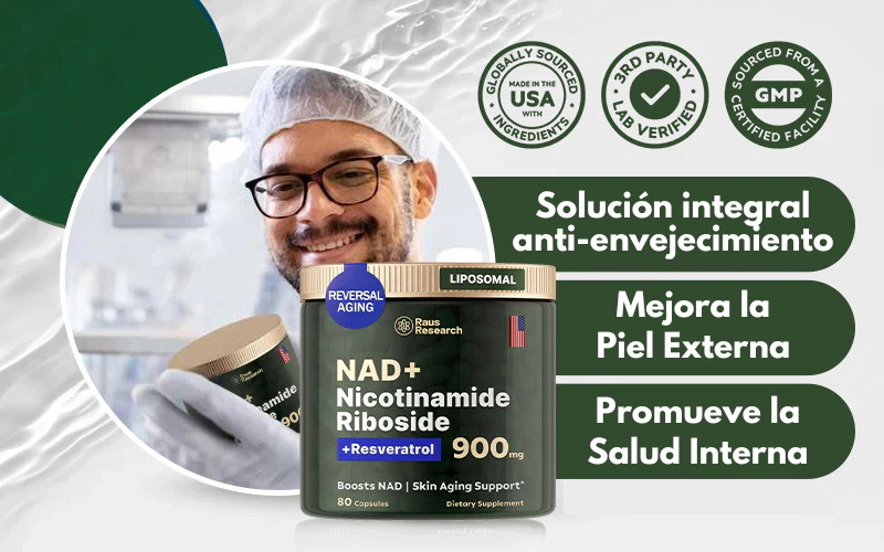 EmiliaRojas® NAD+ de Alta Pureza Anti-Envejecimiento